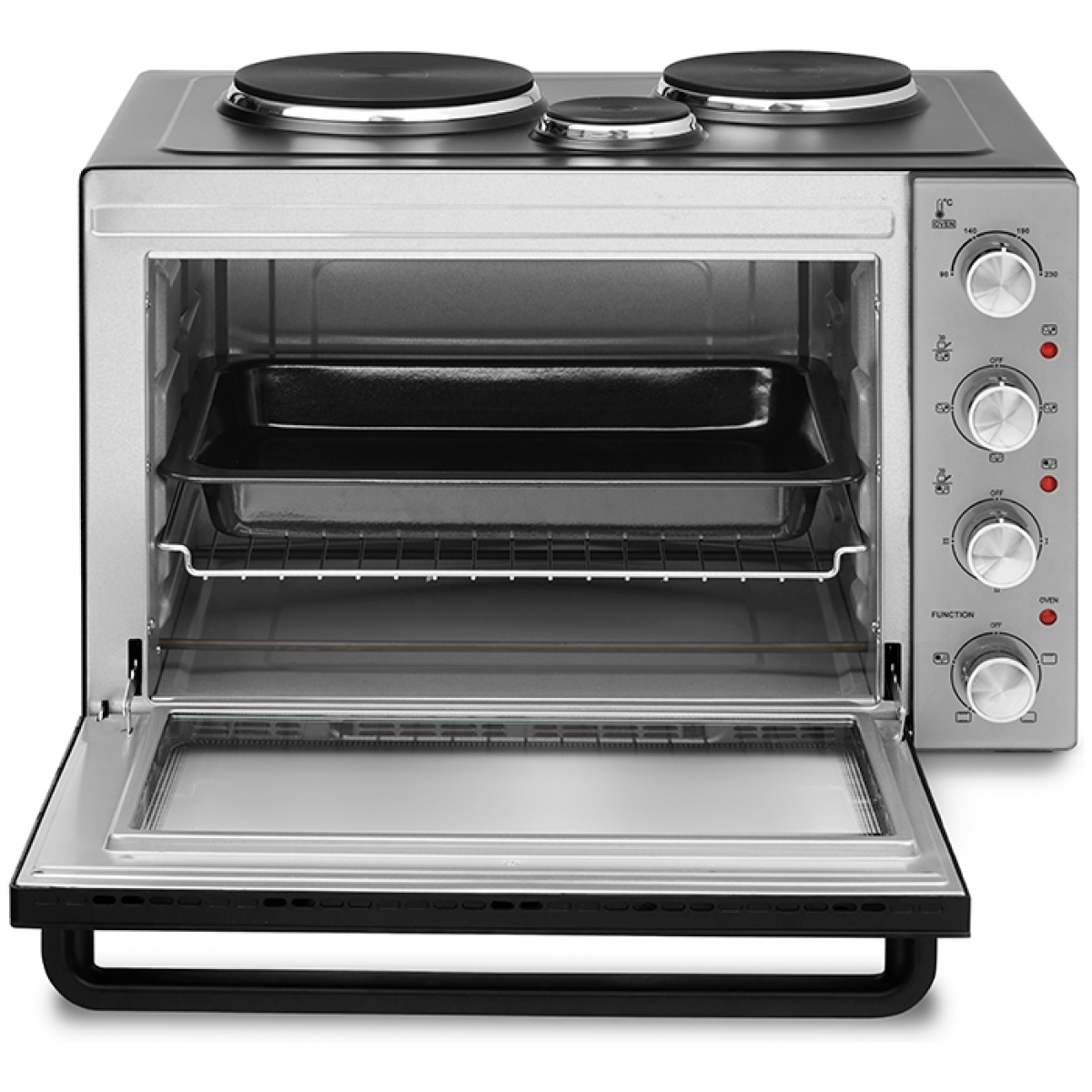 Izzy IZ-8008 Μίνι Φούρνος με 3 Εστίες 48lt (ΕΩΣ 12 ΔΟΣΕΙΣ) - Image 2