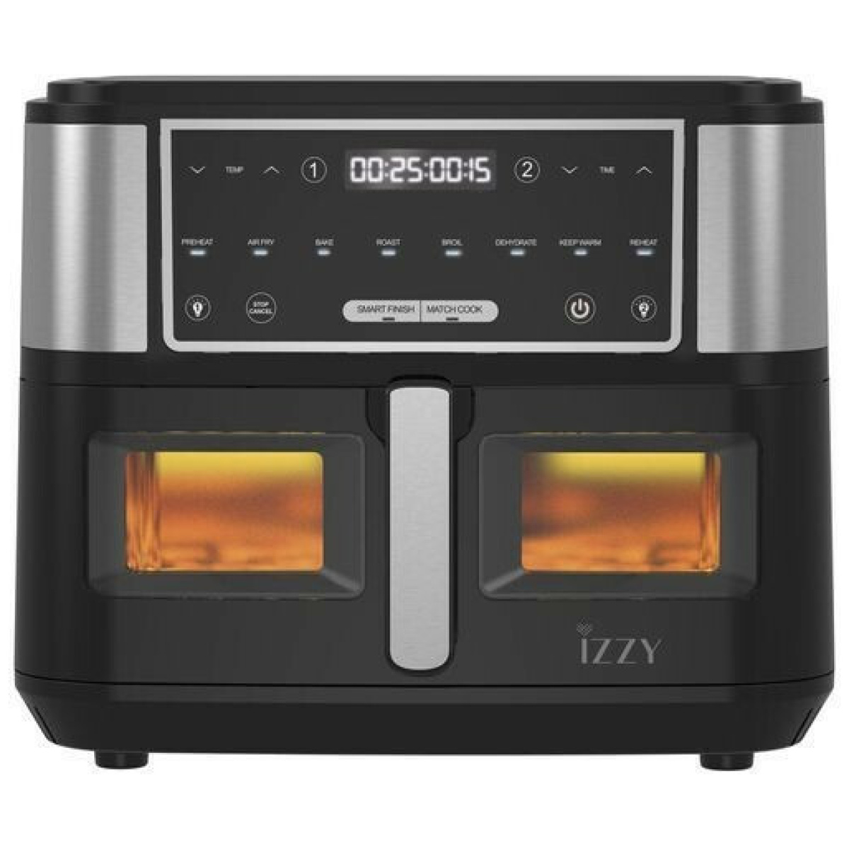 Izzy IZ-8225 Φριτέζα Αέρος με Διπλό Αποσπώμενο Κάδο 10lt ΕΩΣ 12 ΔΟΣΕΙΣ - Image 1