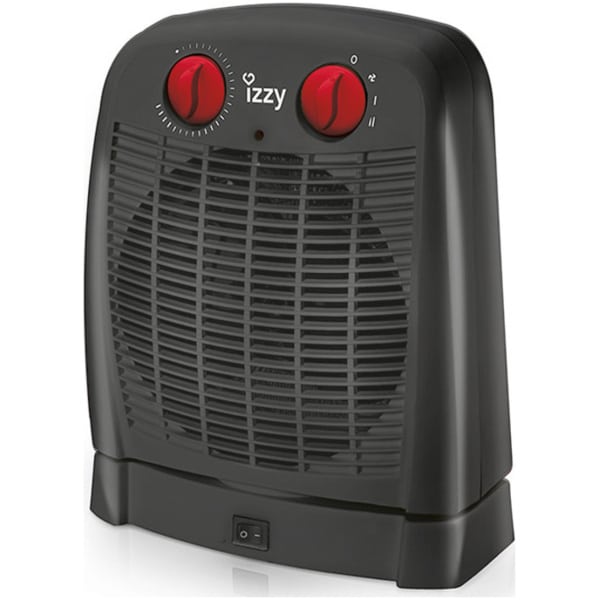 IZZY IZ-9012 (223570) Αερόθερμο Δωματίου-Μπάνιου Μαύρο ΕΩΣ 12 ΔΟΣΕΙΣ