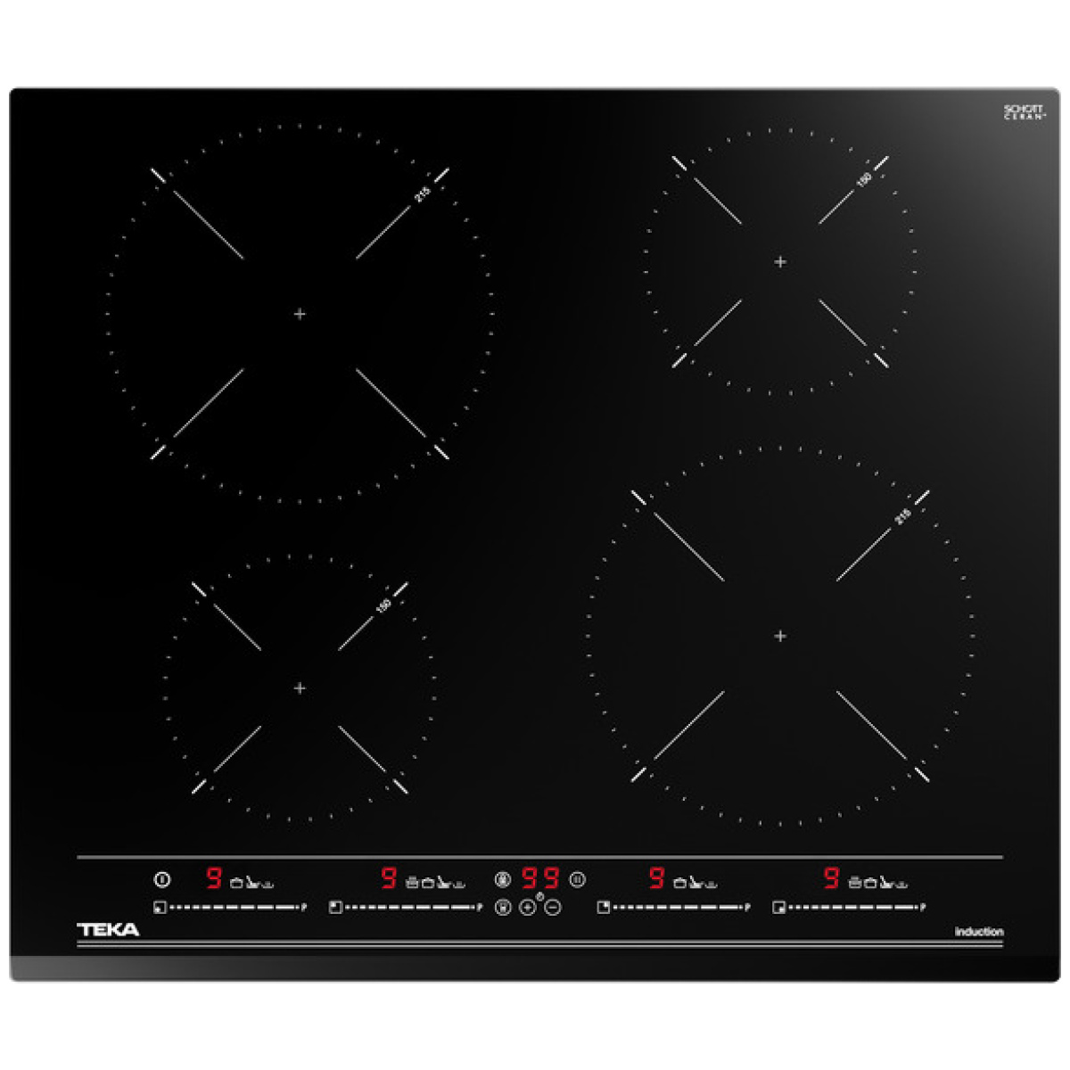 TEKA IZC 64320 BK MSP Επαγωγική Εστία Άνω Πάγκου 60x51cm ΕΩΣ 12 ΔΟΣΕΙΣ - Image 1