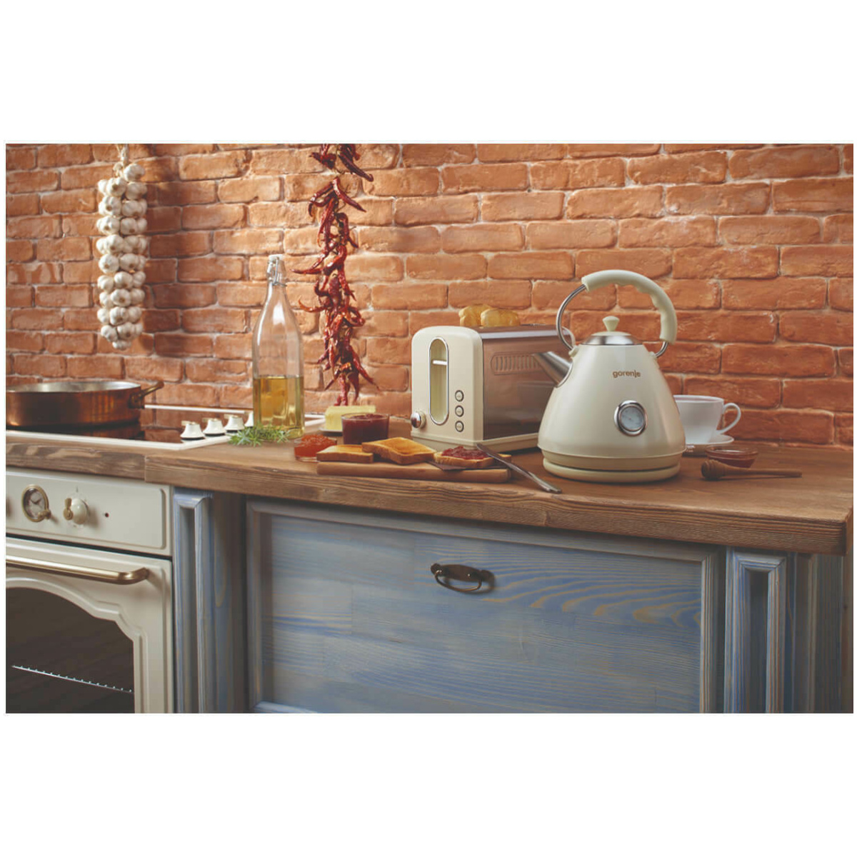 GORENJE K17CLI Βραστήρας 1.7lt 1850W Μπεζ ΕΩΣ 12 ΔΟΣΕΙΣ - Image 2