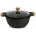 ΚΑΤΣΑΡΟΛΕΣ GRUPPE KETG28 ΟΒΑΛ ΜΕ ΚΑΠΑΚΙ ΑΝΤΙΚΟΛΛΗΤΙΚΗ 28CM ΕΩΣ 12 ΔΟΣΕΙΣ