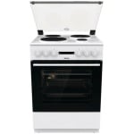 Korting KE6A60WM Κουζίνα 71lt με Εμαγιέ Εστίες Π60εκ. Λευκή ΕΩΣ 12 ΔΟΣΕΙΣ