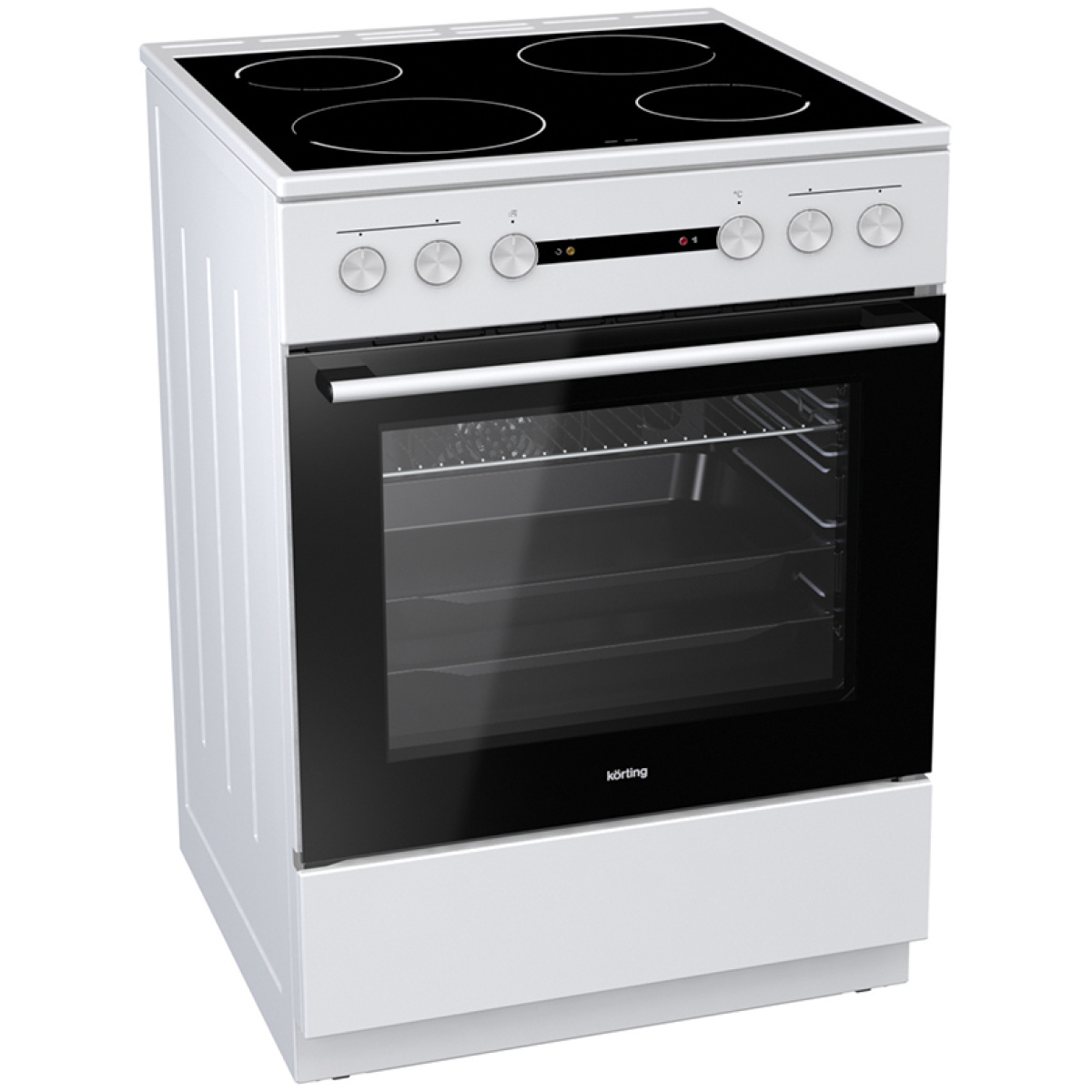 Korting KEC6A40WPGKRT 742652 Κουζίνα Κεραμική Λευκή ΕΩΣ 12 ΔΟΣΕΙΣ - Image 1