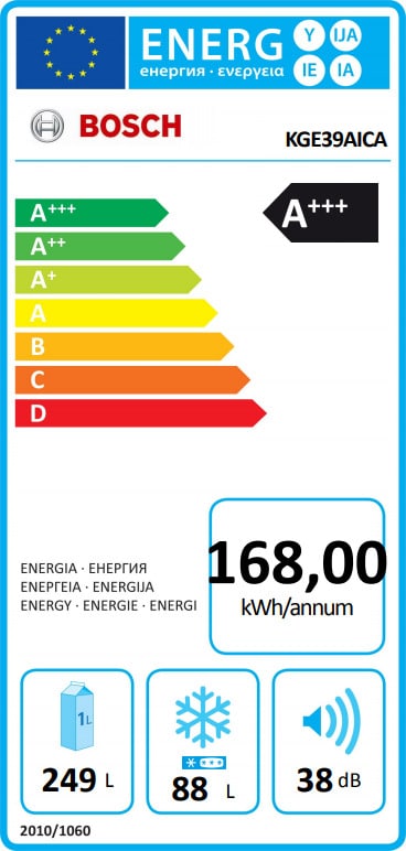 KGE39AICA_02-24e.jpg BOSCH KGE39AICA Ψυγειοκαταψύκτης Inox A+++ ΕΩΣ 12 ΔΟΣΕΙΣ - Image 2