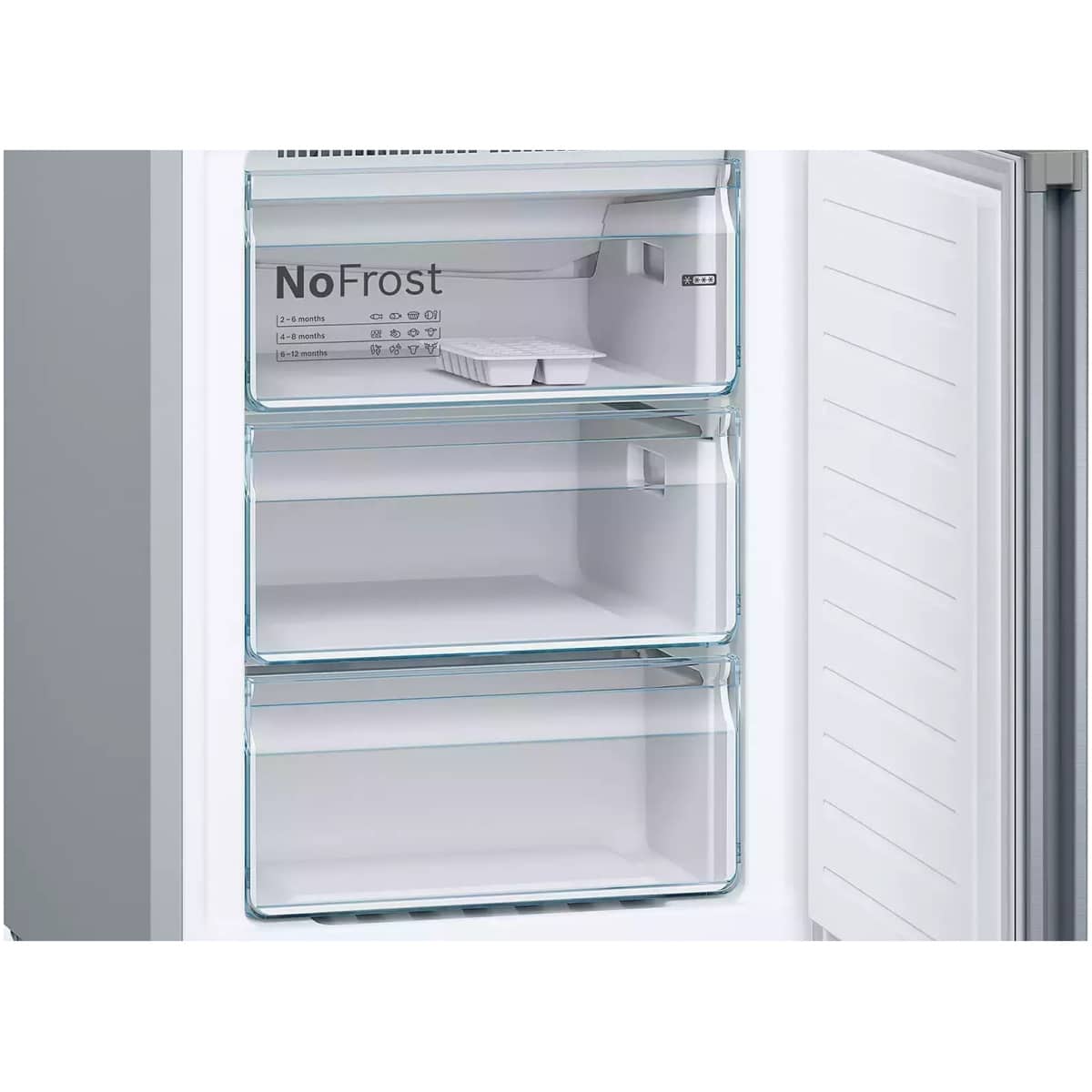 BOSCH KGN36VLEA Ψυγειοκαταψύκτης 326lt NoFrost Inox Ε ΕΩΣ 12 ΔΟΣΕΙΣ - Image 4