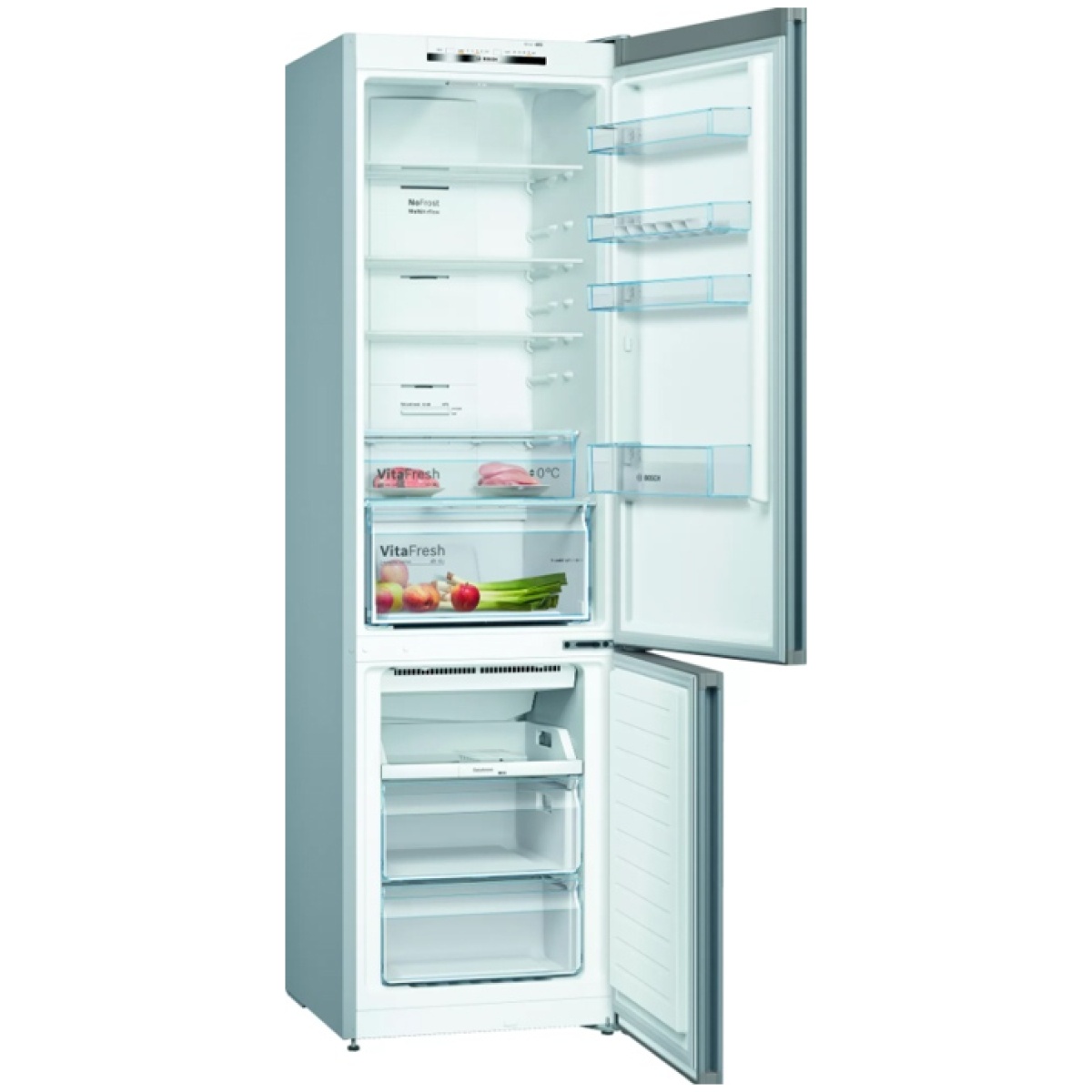 BOSCH KGN392LEB Ψυγειοκαταψύκτης 368lt NoFrost Inox E(Α++) ΕΩΣ 12 ΔΟΣΕΙΣ - Image 2