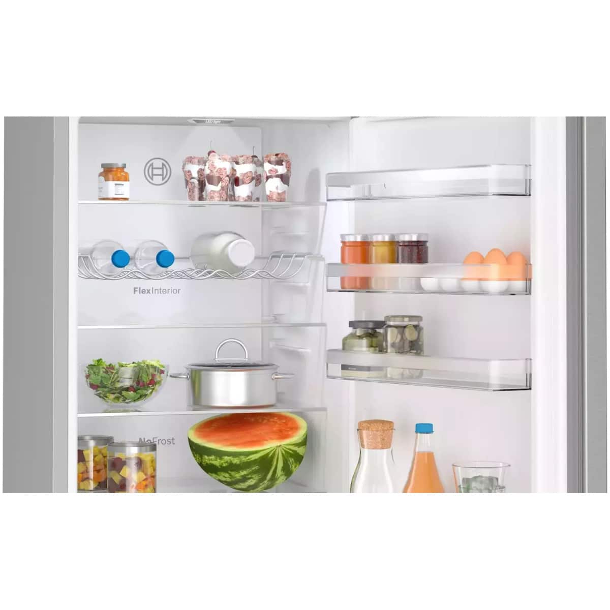 Bosch KGN39VIBT Ψυγειοκαταψύκτης 363lt NoFrost Υ203xΠ60xΒ66.5cm Inox ΕΩΣ 12 ΔΟΣΕΙΣ - Image 3