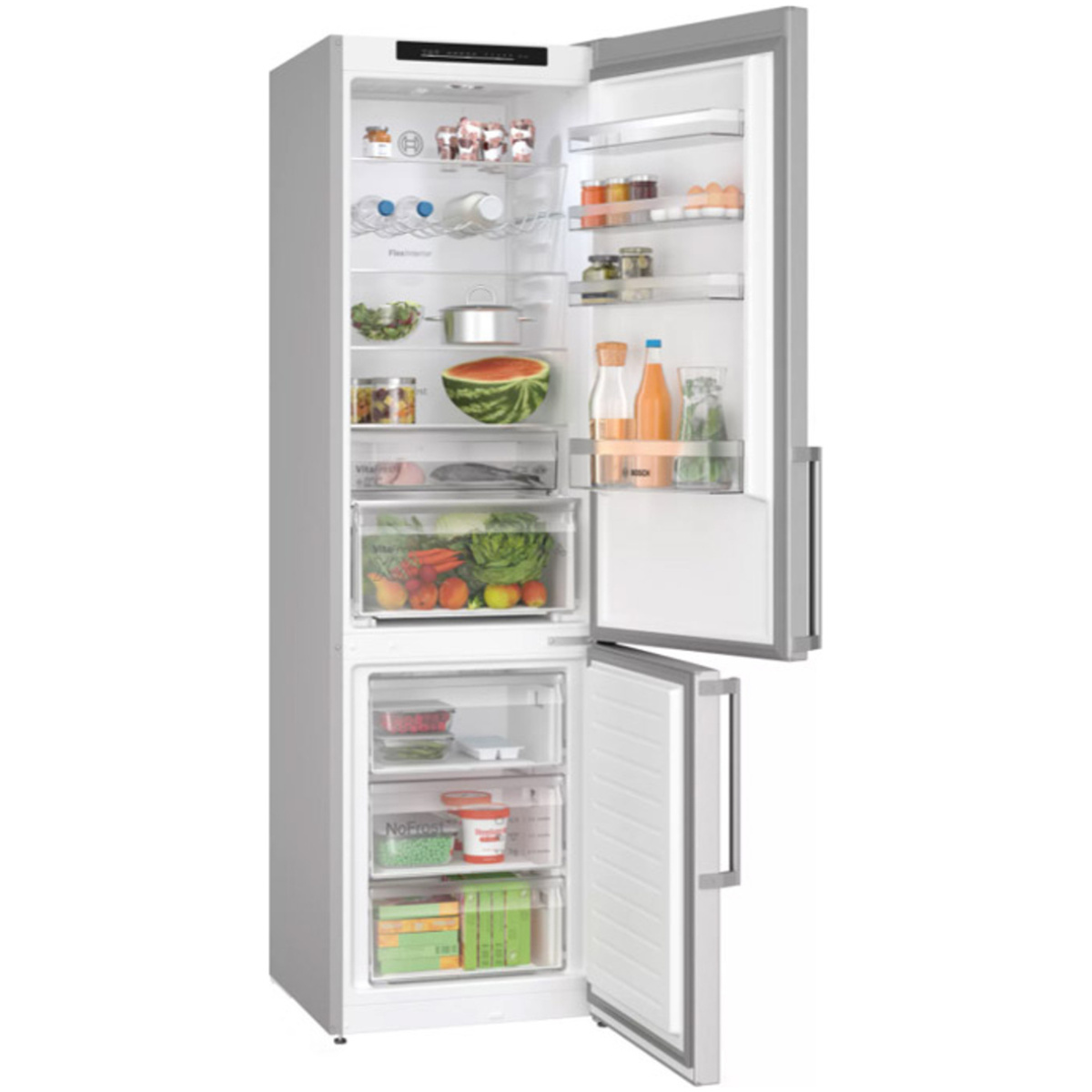 BOSCH KGN39VLCT Ψυγειοκαταψύκτης 363lt NoFrost Υ203xΠ60xΒ66.5εκ. Inox C ΕΩΣ 12 ΔΟΣΕΙΣ - Image 3