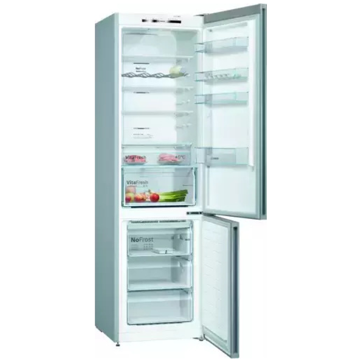 BOSCH KGN39VLEB Ψυγειοκαταψύκτης 368lt NoFrost Υ203xΠ60xΒ66εκ. Inox Ε ΕΩΣ 12 ΔΟΣΕΙΣ - Image 2
