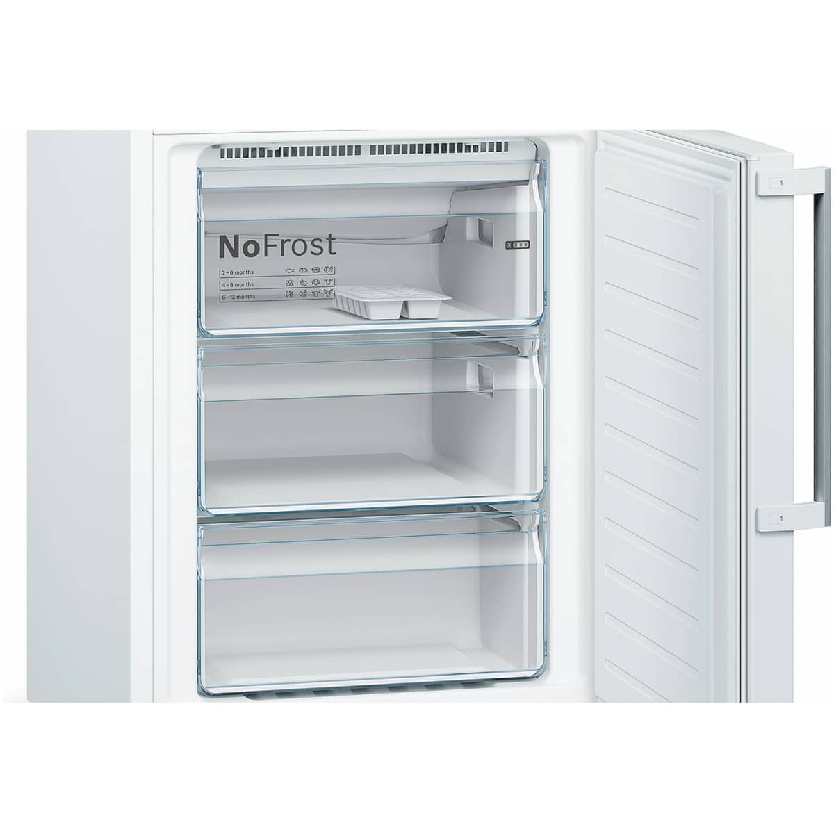 BOSCH KGN39VWEQ Ψυγειοκαταψύκτης Full No Frost 368lt 203x60x66εκ. Λευκός Ε ΕΩΣ 12 ΔΟΣΕΙΣ - Image 5