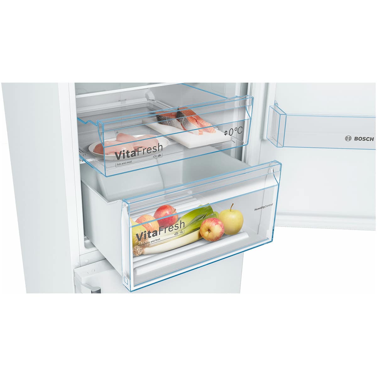 BOSCH KGN39VWEQ Ψυγειοκαταψύκτης Full No Frost 368lt 203x60x66εκ. Λευκός Ε ΕΩΣ 12 ΔΟΣΕΙΣ - Image 4