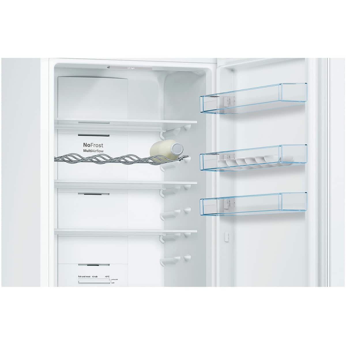 BOSCH KGN39VWEQ Ψυγειοκαταψύκτης Full No Frost 368lt 203x60x66εκ. Λευκός Ε ΕΩΣ 12 ΔΟΣΕΙΣ - Image 3