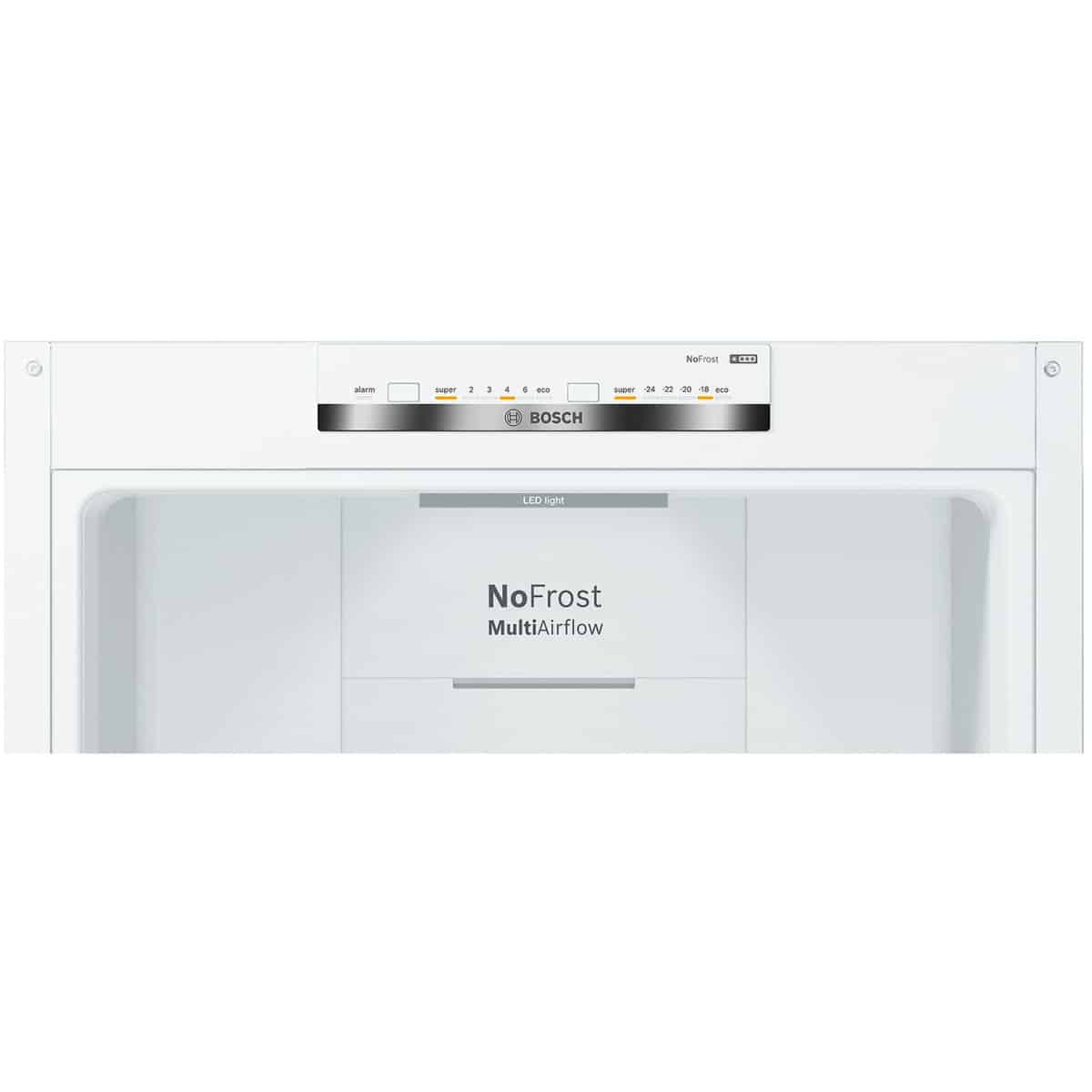 BOSCH KGN39VWEQ Ψυγειοκαταψύκτης Full No Frost 368lt 203x60x66εκ. Λευκός Ε ΕΩΣ 12 ΔΟΣΕΙΣ - Image 2