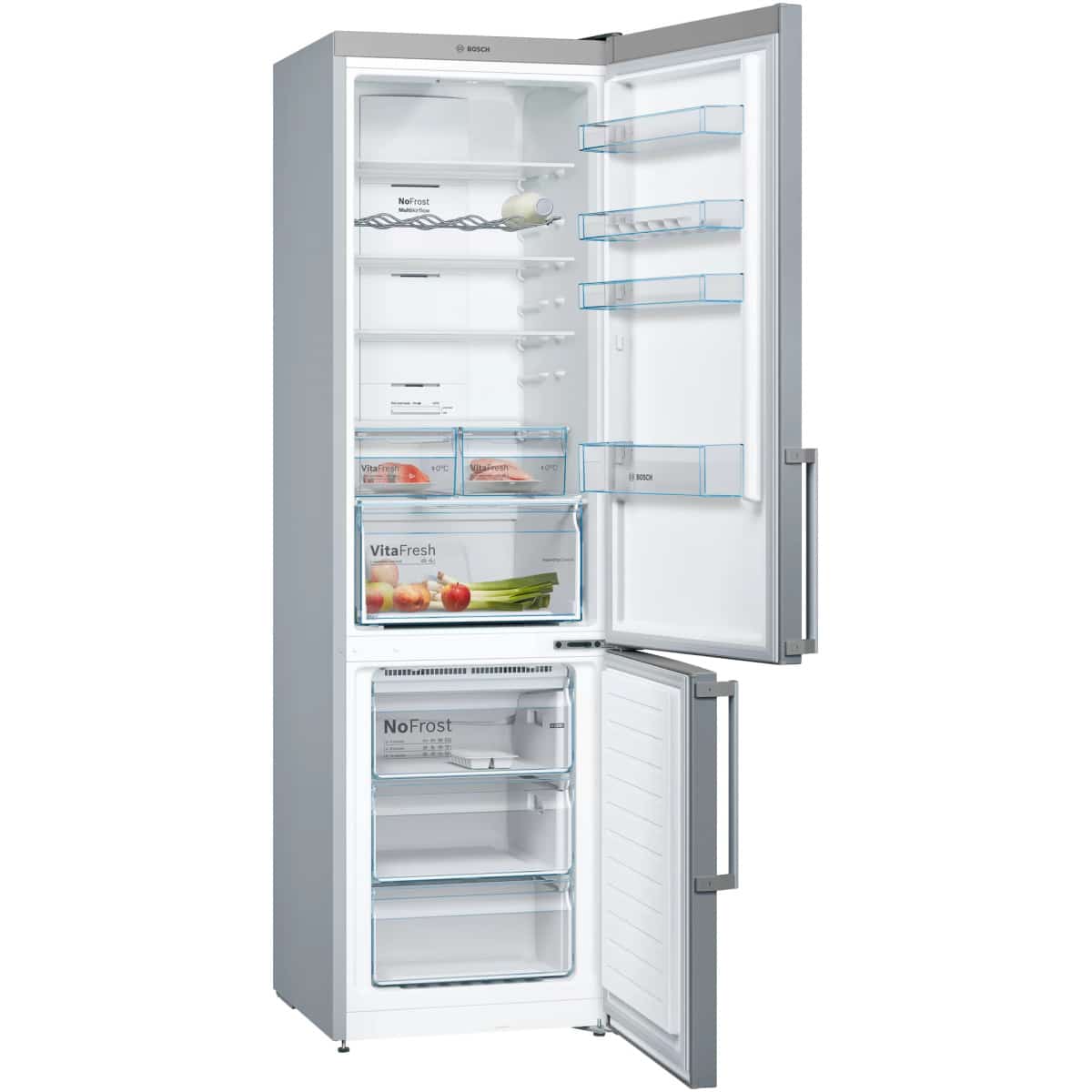BOSCH KGN39XIDP Ψυγειοκαταψύκτης 368lt NoFrost Inox D ΕΩΣ 12 ΔΟΣΕΙΣ - Image 2
