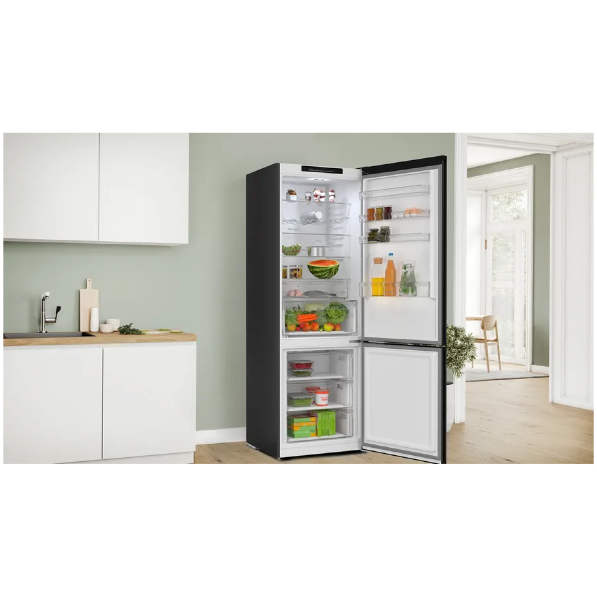 Bosch KGN492XCF Ψυγειοκαταψύκτης Total NoFrost Υ203xΠ70xΒ66.7cm Γκρι ΕΩΣ 12 ΔΟΣΕΙΣ - Image 2