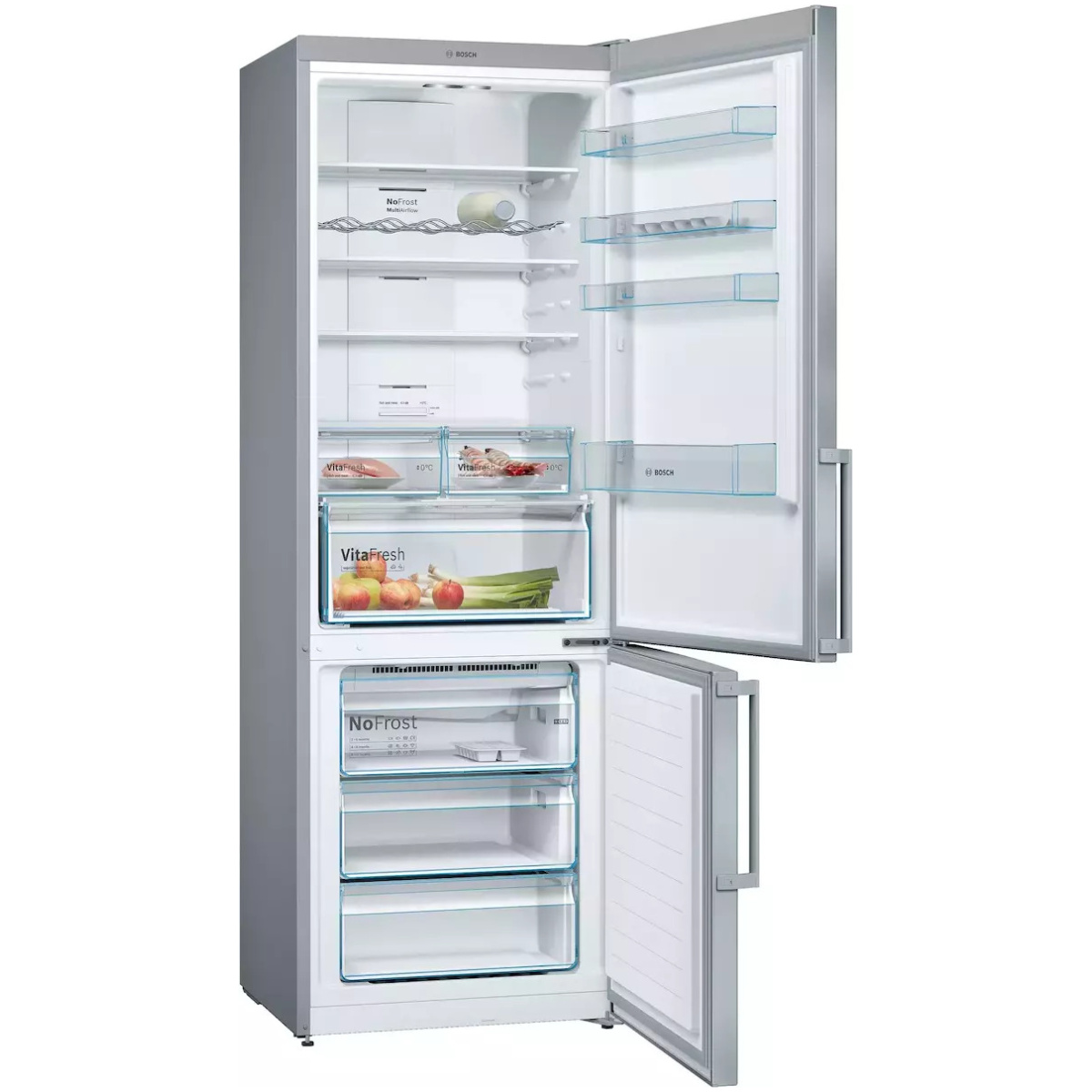 BOSCH KGN49XIDP Ψυγειοκαταψύκτης 438lt NoFrost Inox A+++(D) ΕΩΣ 12 ΔΟΣΕΙΣ - Image 3
