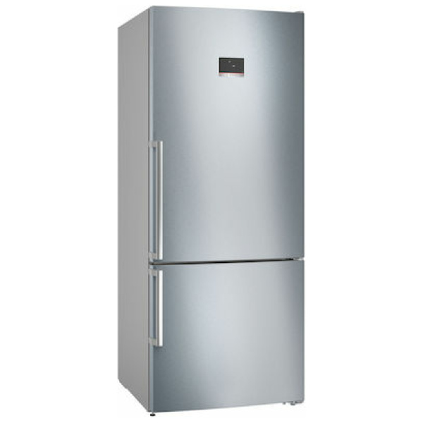 Bosch KGN76XIEP Ψυγειοκαταψύκτης 526lt NoFrost Υ186xΠ75xΒ80εκ. Inox ΕΩΣ 12 ΔΟΣΕΙΣ