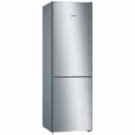BOSCH KGN362LEA  Ψυγειοκαταψύκτης 324lt Υ186xΠ60xΒ65εκ. Inox E ΕΩΣ 12 ΔΟΣΕΙΣ
