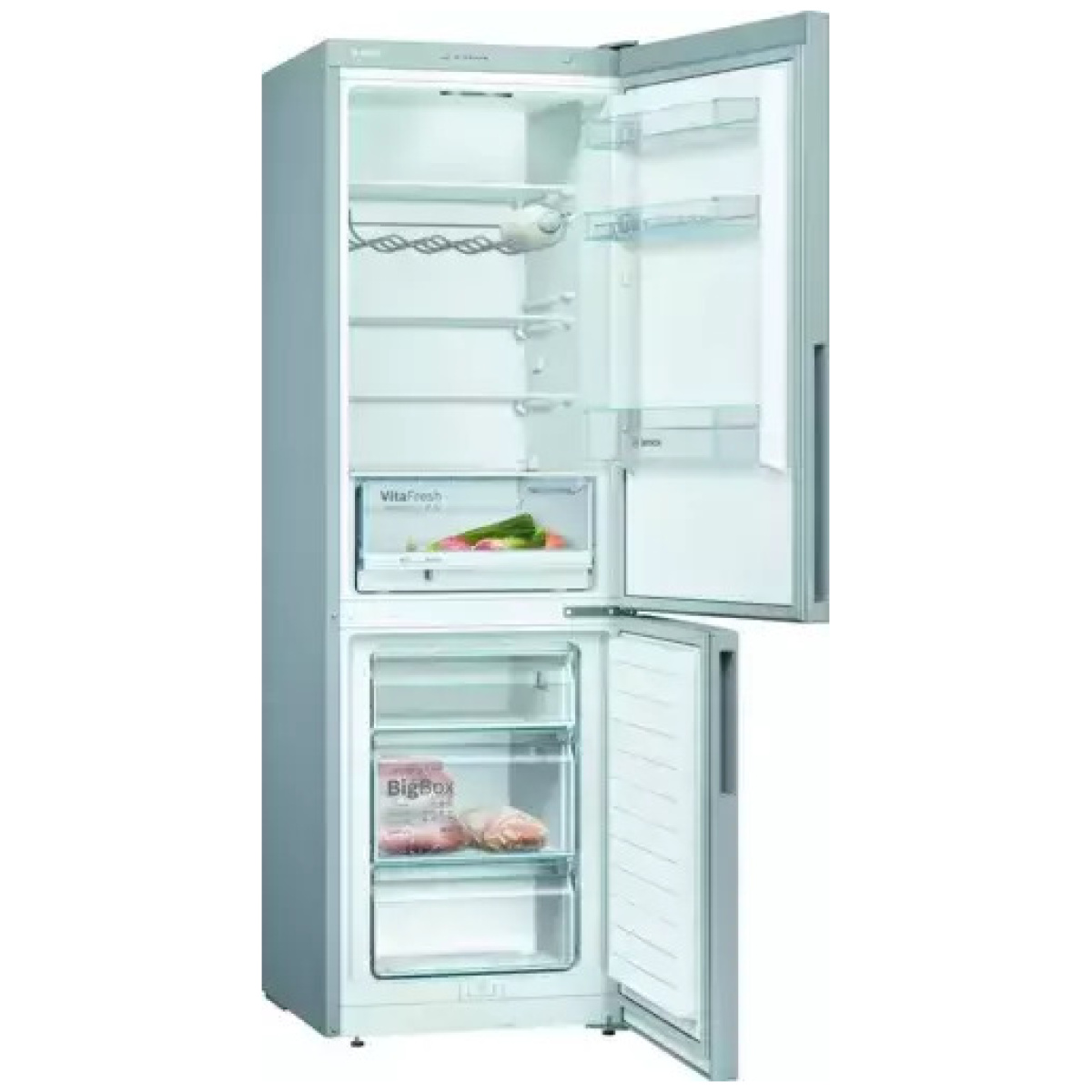 Bosch Ψυγειοκαταψύκτης 308lt Υ186xΠ60xΒ65εκ. Inox KGV36VLEA - Image 3