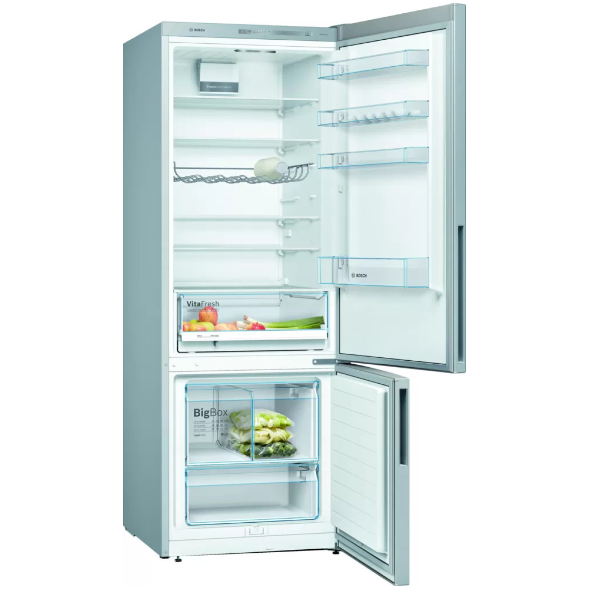 BOSCH KGV58VLEAS Ψυγειοκαταψύκτης Inox VitaFresh E ΕΩΣ 12 ΔΟΣΕΙΣ - Image 2