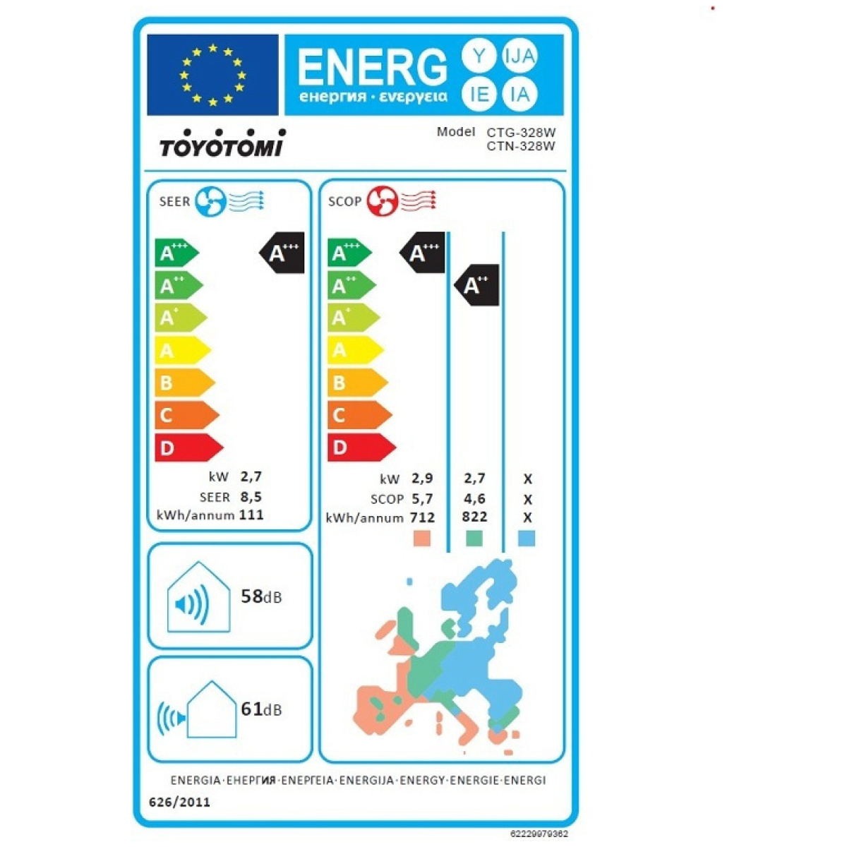 Toyotomi Erai CTN-328W/CTG-328W Κλιματιστικό Inverter 9000 BTU A+++/A++ με WiFi ΕΩΣ 12 ΔΟΣΕΙΣ - Image 2