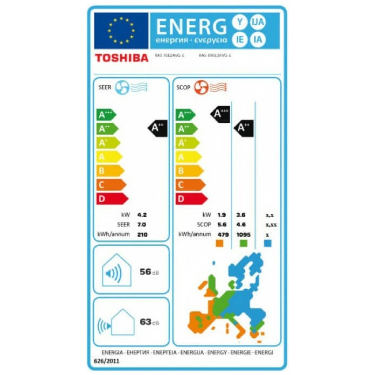 Toshiba Edge Κλιματιστικό Inverter 9000 BTU A+++/A+++ με WiFi White RAS-B10G3KVSG-E / RAS-10J2AVSG-E1 - Image 2