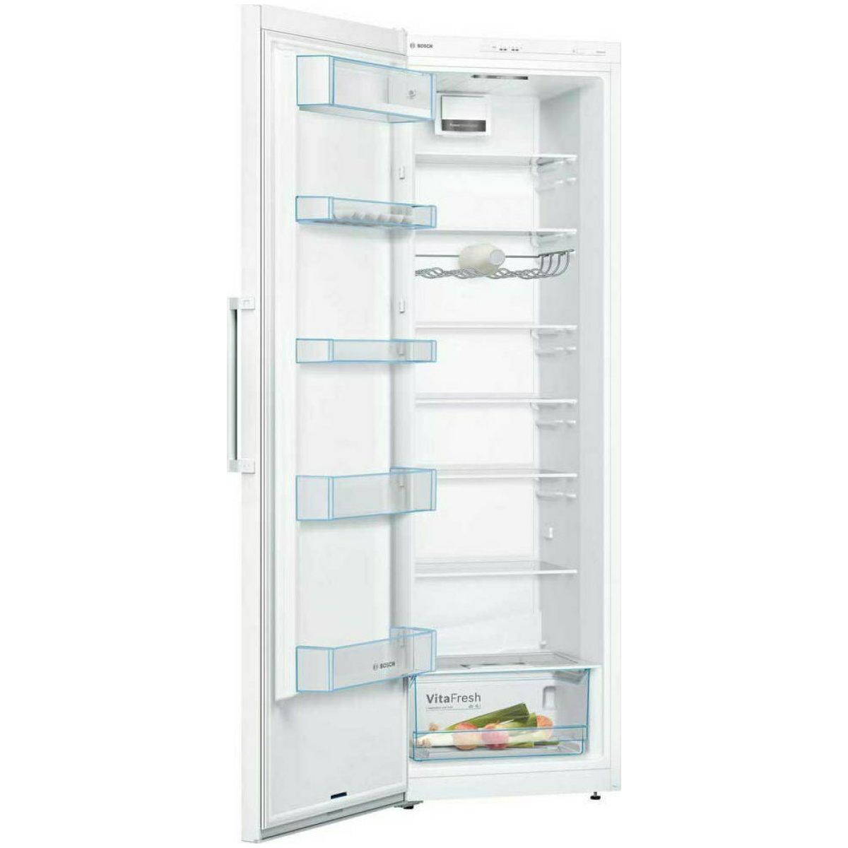 BOSCH KSV36VWEP Μονόπορτο Ψυγείο 346lt E Λευκό ΕΩΣ 12 ΔΟΣΕΙΣ - Image 1
