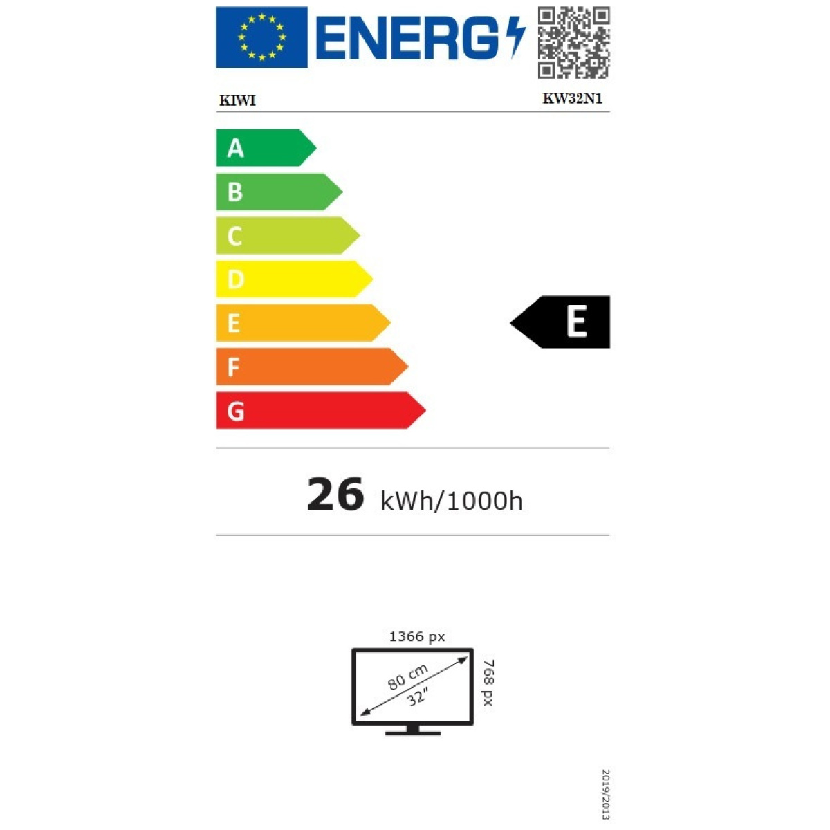 Kiwi Smart Τηλεόραση 32" HD Ready LED KW32N1 (2022) (ΕΩΣ 12 ΔΟΣΕΙΣ) - Image 2