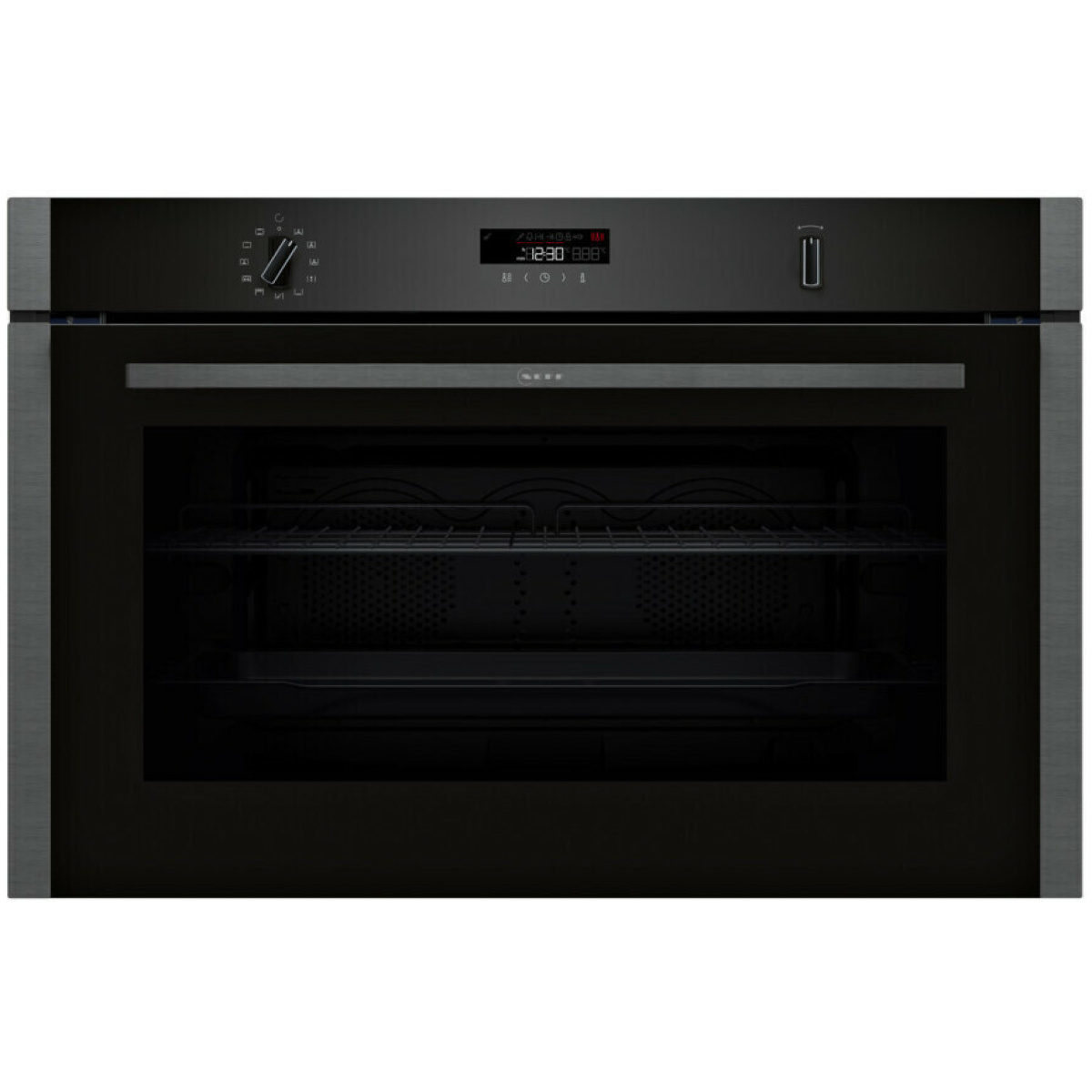 Neff L2ACH7MG0 Φούρνος άνω Πάγκου 112lt Π89.6cm Μαύρος ΕΩΣ 12 ΔΟΣΕΙΣ - Image 1