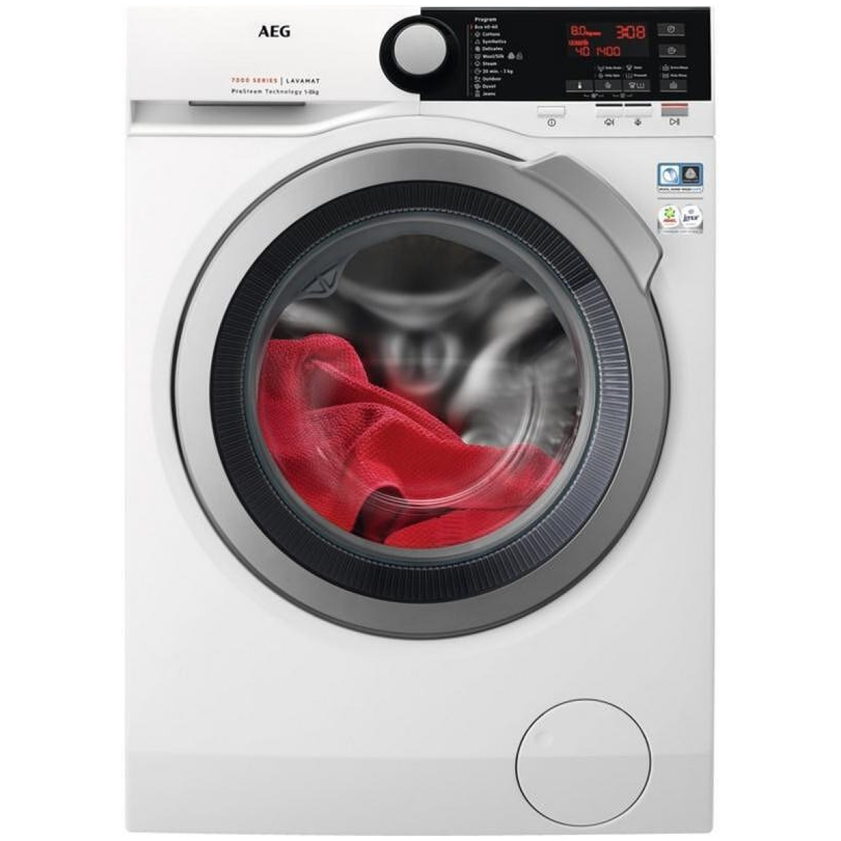 AEG L7FNE48S Πλυντήριο Ρούχων 8kg Β ΕΩΣ 12 ΔΟΣΕΙΣ - Image 1