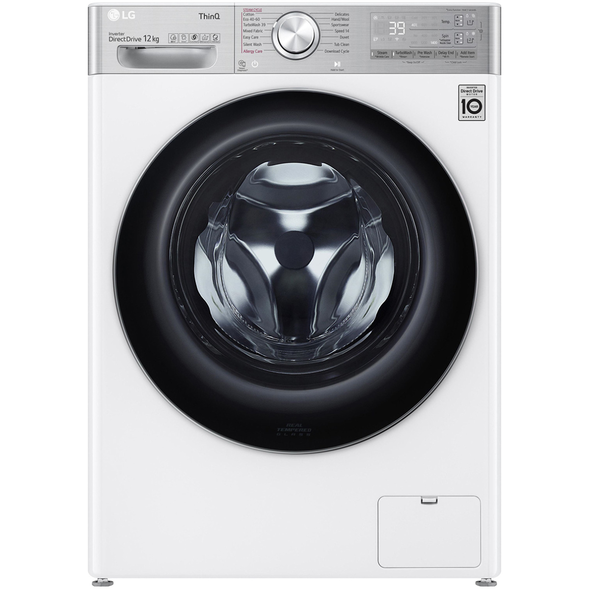LG F4WV912P2E Πλυντήριο Ρούχων με Ατμού 12KG Α+++ ΕΩΣ 12 ΔΟΣΕΙΣ - Image 1