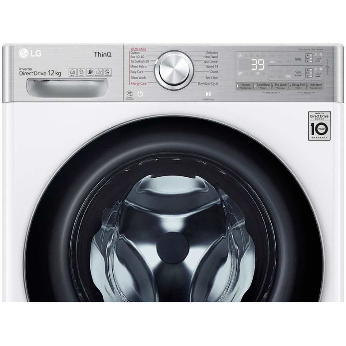 LG F4WV912P2E Πλυντήριο Ρούχων με Ατμού 12KG Α+++ ΕΩΣ 12 ΔΟΣΕΙΣ - Image 4
