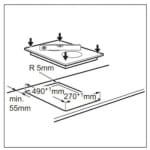 ELECTROLUX LHR3233CK Κεραμική Εστία Αυτόνομη Domino 52x29cm ΕΩΣ 12 ΔΟΣΕΙΣ - Image 5