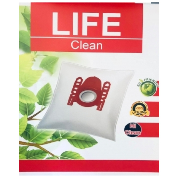 Σακούλες σκούπας υφασμάτινες Life Clean (5 τμχ) συμβατή με σκούπα Princess VL-614 (ΕΩΣ 12 ΔΟΣΕΙΣ)
