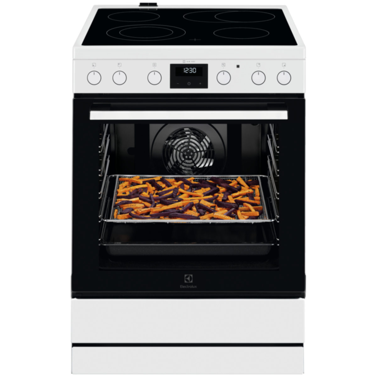Electrolux LKR64022AW Κουζίνα 73lt με Κεραμικές Εστίες Λευκή - Image 1