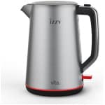 Izzy IZ-3025 224625 Βραστήρας 1.7lt 2200W Ασημί ΕΩΣ 12 ΔΟΣΕΙΣ