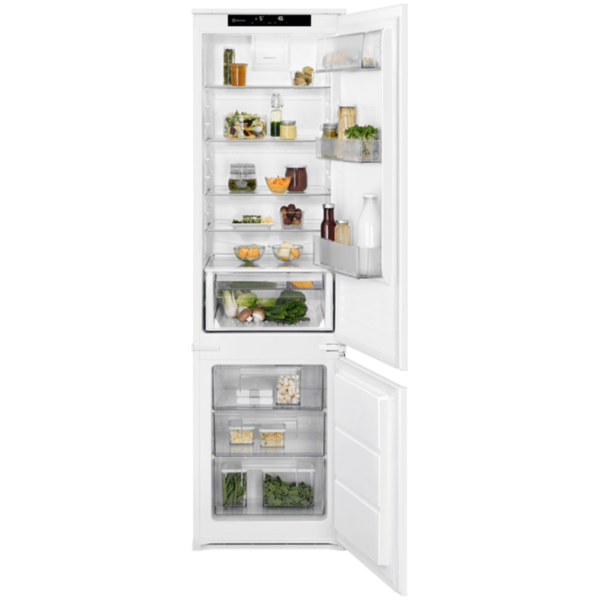 ELECTROLUX LNT7TF18S Εντοιχιζόμενος Ψυγειοκαταψύκτης 254lt NoFrost ΕΩΣ 12 ΔΟΣΕΙΣ - Image 1