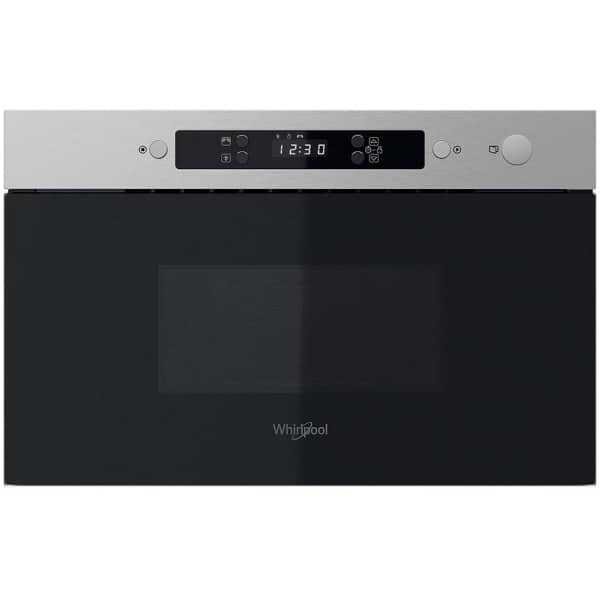 Whirlpool MBNA900X Εντοιχιζόμενος Φούρνος Μικροκυμάτων 22lt Inox ΕΩΣ 12 ΔΟΣΕΙΣ