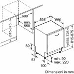 BOSCH SMV46KX04E Πλυντήριο Πίατων Εντοιχιζόμενο A++ ΕΩΣ 12 ΔΟΣΕΙΣ - Image 5