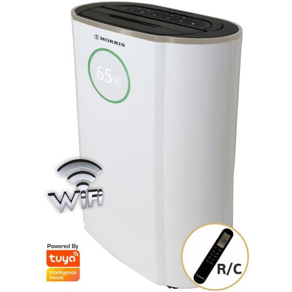 Morris MDP-24405HIW Αφυγραντήρας 24lt με Wi-Fi Λευκός ΕΩΣ 12 ΔΟΣΕΙΣ