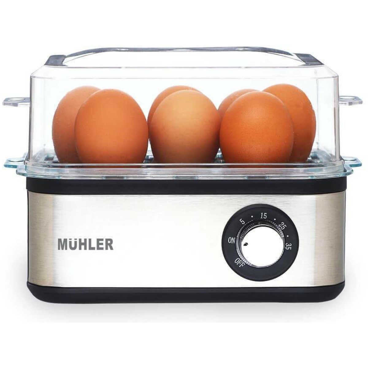 Muhler ME-516 Βραστήρας Αυγών 16 Θέσεων 500W (ΕΩΣ 12 ΔΟΣΕΙΣ) - Image 4