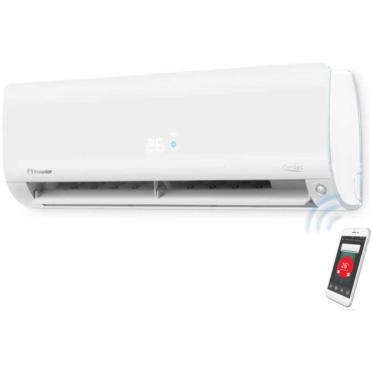 INVENTOR COMFORT MFVI32-12WIFI/MFVO32-12 Κλιματιστικό Inverter 12000Btu με Ιονιστή και WiFi A+++/A+++ ΕΩΣ 12 ΔΟΣΕΙΣ - Image 2