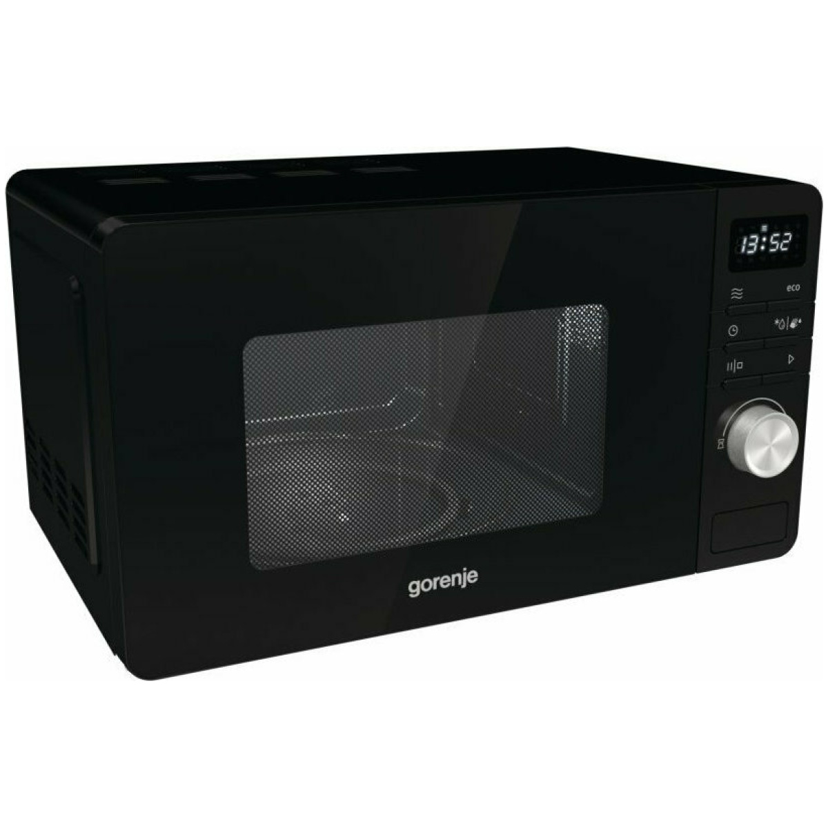GORENJE MO20A3B Φούρνος Μικροκυμάτων 20lt Μαύρος ΕΩΣ 12 ΔΟΣΕΙΣ - Image 2