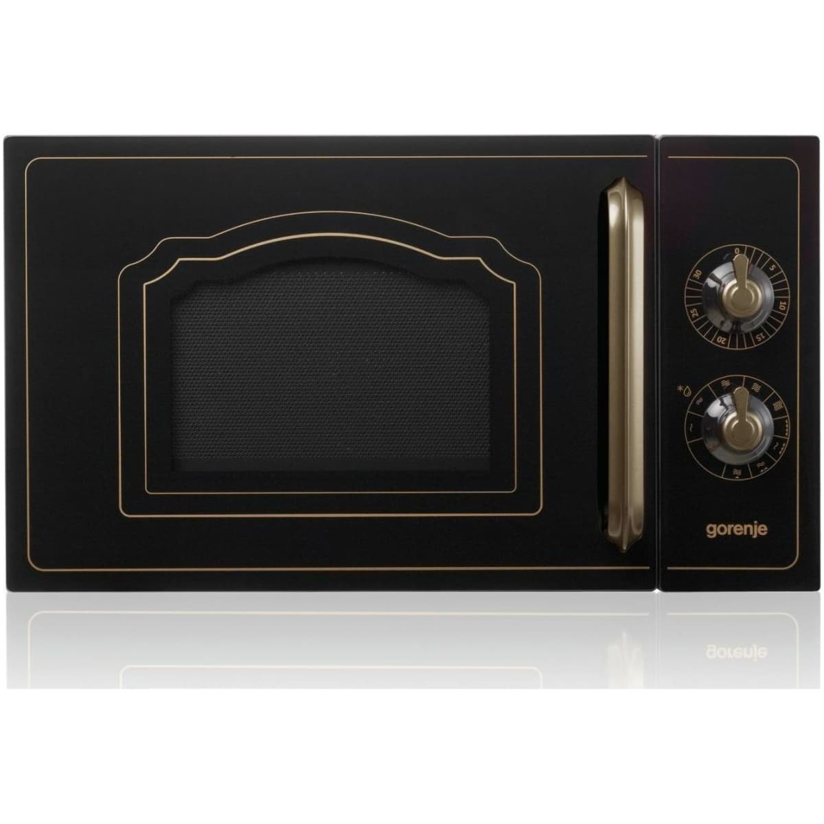 GORENJE MO4250CLB Φούρνος Μικροκυμάτων Classico με Grill Μαύρος ΕΩΣ 12 ΔΟΣΕΙΣ - Image 1