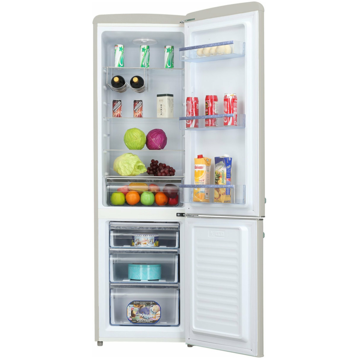 MORRIS MRS-31251C Ψυγειοκαταψύκτης 244lt Retro Cream E ΕΩΣ 12 ΔΟΣΕΙΣ - Image 3