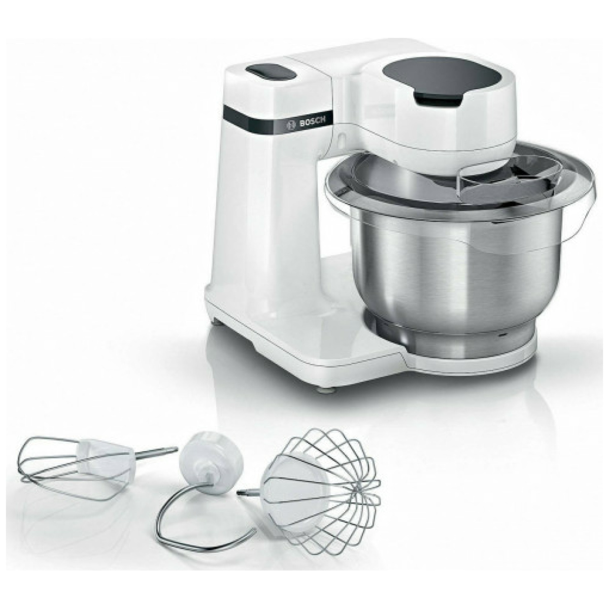 BOSCH MUMS2EW00 Κουζινομηχανή 700W με Ανοξείδωτο Κάδο 3.8lt ΕΩΣ 12 ΔΟΣΕΙΣ - Image 1