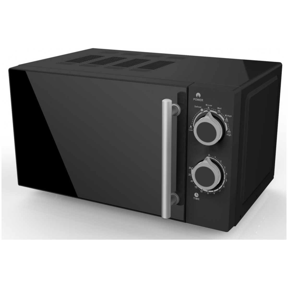 ROBIN MW-860 Φούρνος Μικροκυμάτων Mαύρος 700W ΕΩΣ 12 ΔΟΣΕΙΣ - Image 1