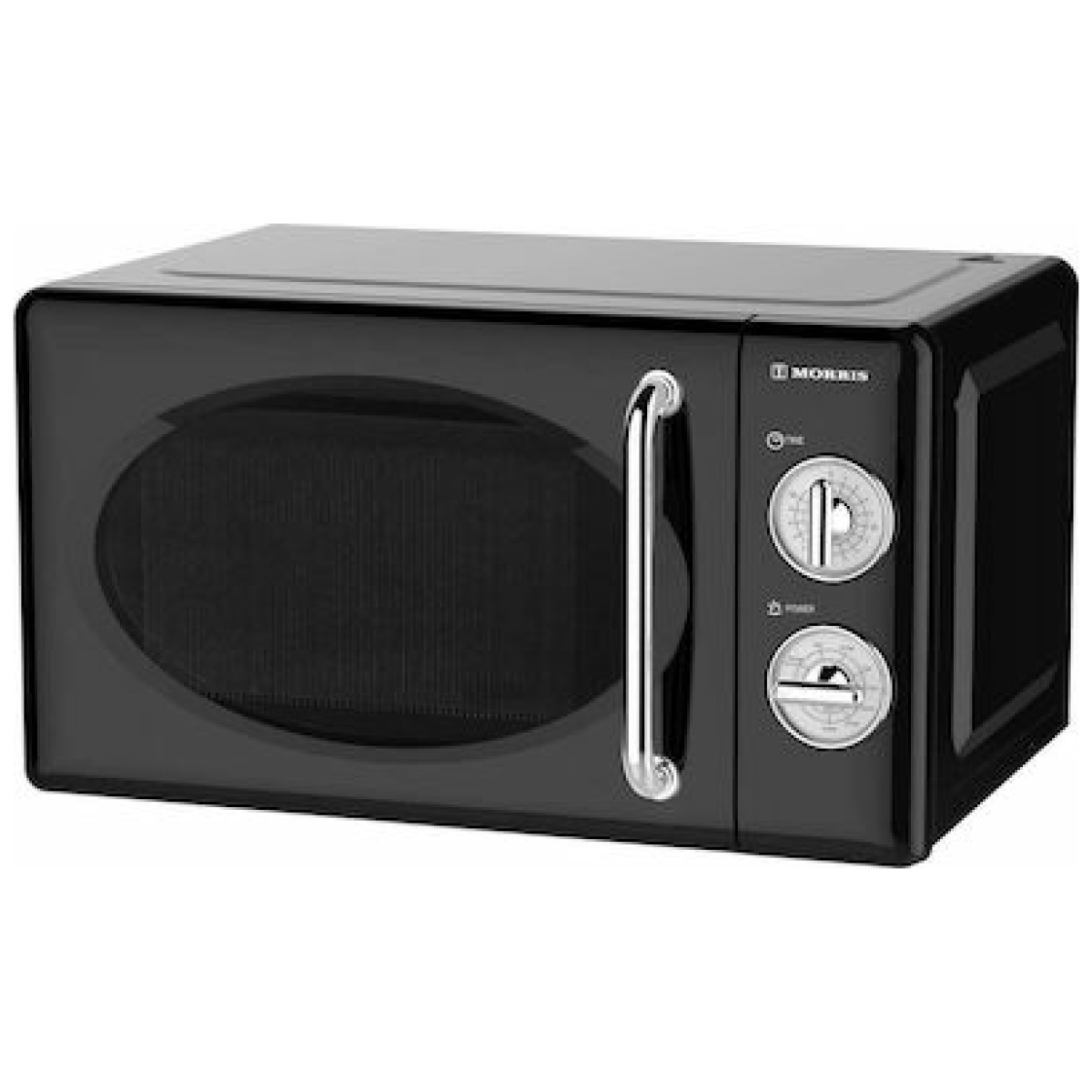 MORRIS MWRS-20703B Φούρνος Μικροκυμάτων Retro Black 800W ΕΩΣ 12 ΔΟΣΕΙΣ - Image 1