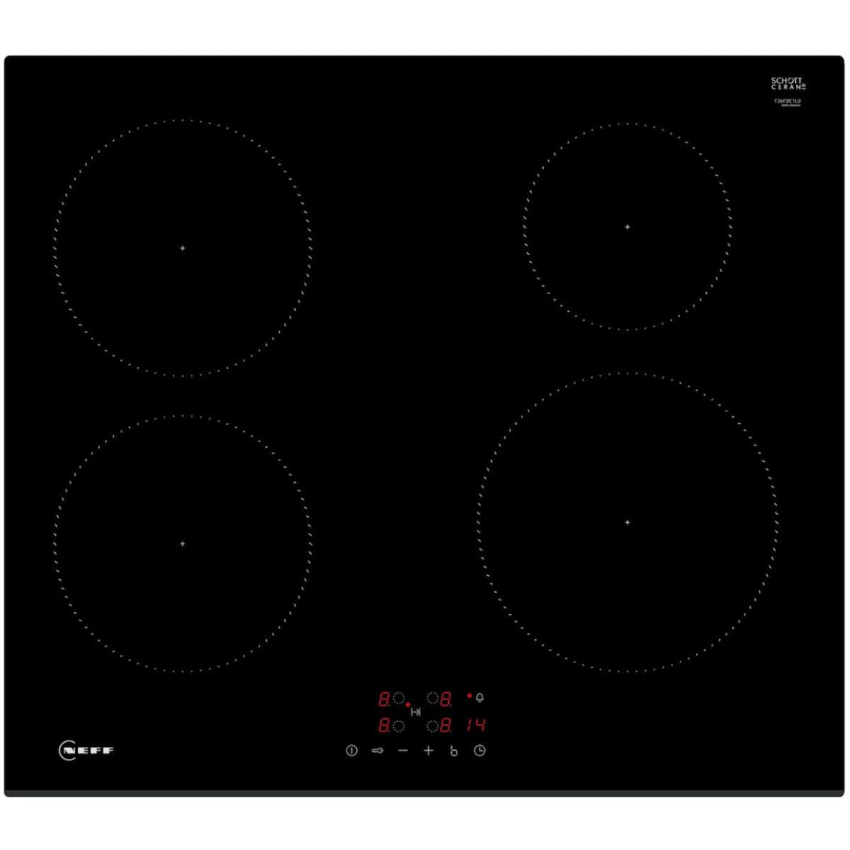 ΕΠΑΓΩΓΙΚΗ ΕΣΤΙΑ NEFF T36FBE1L0 AYTONOMH 4ΑΡΑ 60CM ΜΑΥΡΗ ΕΩΣ 12 ΔΟΣΕΙΣ - Image 1
